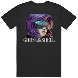Ghost In The Shell Anime Black MENS SIZE LARGE T Shirt Ghost In The Shell Anime Black MENS SIZE LARGE T Shirt