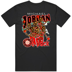 Michael Jordan Chicago Caricature Black MENS SIZE LARGE T Shirt Michael Jordan Chicago Caricature Black MENS SIZE LARGE T Shirt