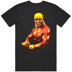 Hulk Hogan Classic 80s Wrestling Sport Black MENS SIZE LARGE T Shirt Hulk Hogan Classic 80s Wrestling Sport Black MENS SIZE LARGE T Shirt