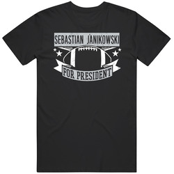 Sebastian Janikowski For President Oakland Football Player Funny Political Satire Sports Fan Black MENS SIZE LARGE T Shirt Sebastian Janikowski For President Oakland Football Player Funny Political Satire Sports Fan Black MENS SIZE LARGE T Shirt