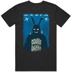 Donnie Darko Movie Black MENS SIZE LARGE T Shirt Donnie Darko Movie Black MENS SIZE LARGE T Shirt