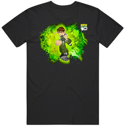Ben10 Tv Show Black MENS SIZE LARGE T Shirt