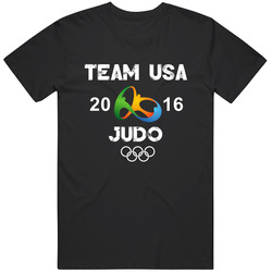 Usa Judo Team Rio 2016 Olympic Games Sport Black MENS SIZE LARGE T Shirt Usa Judo Team Rio 2016 Olympic Games Sport Black MENS SIZE LARGE T Shirt