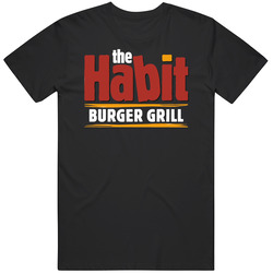 The Habit Burger Grill Black MENS SIZE LARGE T Shirt The Habit Burger Grill Black MENS SIZE LARGE T Shirt