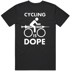 Cycling Is Dope Funny Bike Black MENS SIZE LARGE T Shirt Cycling Is Dope Funny Bike Black MENS SIZE LARGE T Shirt
