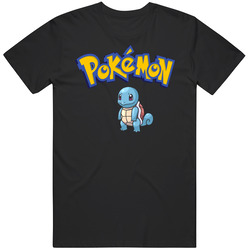 Pokemon Anime Squirtle Black MENS SIZE LARGE T Shirt Pokemon Anime Squirtle Black MENS SIZE LARGE T Shirt