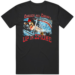 Cheech And Chong Love Machine Up In Smoke Movie Black MENS SIZE LARGE T Shirt Cheech And Chong Love Machine Up In Smoke Movie Black MENS SIZE LARGE T Shirt