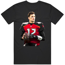 Tom Brady Tampa Bay Football Fan Black MENS SIZE LARGE T Shirt Tom Brady Tampa Bay Football Fan Black MENS SIZE LARGE T Shirt