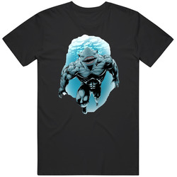 King Shark Villian Superboy Suicide Squad Shark Week Black MENS SIZE LARGE T Shirt King Shark Villian Superboy Suicide Squad Shark Week Black MENS SIZE LARGE T Shirt