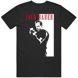 Jack Bauer Scarface Black MENS SIZE LARGE T Shirt Jack Bauer Scarface Black MENS SIZE LARGE T Shirt