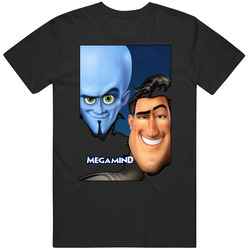 Megamind Animated Comedy Movie Black MENS SIZE LARGE T Shirt Megamind Animated Comedy Movie Black MENS SIZE LARGE T Shirt