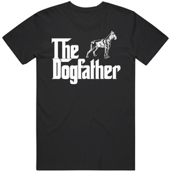 Boxer Custom Dog Breed The Dogfather Black Black MENS SIZE LARGE T Shirt Boxer Custom Dog Breed The Dogfather Black Black MENS SIZE LARGE T Shirt