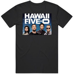 Hawaii Five-o Action Drama Tv Show Black MENS SIZE LARGE T Shirt