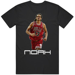 Joakim Noah Chicago Bulls Basketball Black MENS SIZE LARGE T Shirt Joakim Noah Chicago Bulls Basketball Black MENS SIZE LARGE T Shirt