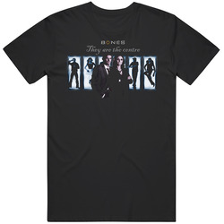 Bones Comedy Drama Tv Show Black MENS SIZE LARGE T Shirt