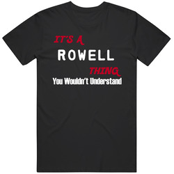 Rowell Its A Thing You Wouldnt Understand Black MENS SIZE LARGE T Shirt Rowell Its A Thing You Wouldnt Understand Black MENS SIZE LARGE T Shirt