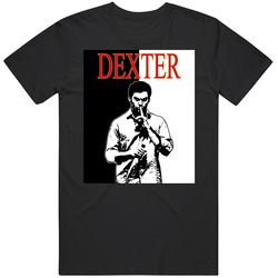 Dexter Cool Tv Show Killer Murder Black MENS SIZE LARGE T Shirt Dexter Cool Tv Show Killer Murder Black MENS SIZE LARGE T Shirt