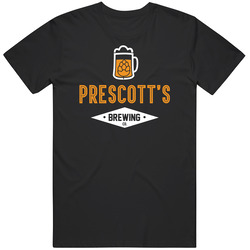 Prescott's Brewing Company Cool Personalized Party Black MENS SIZE LARGE T Shirt