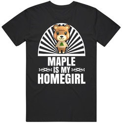 Maple Is My Homegirl Animal Crossing New Horizons Character Video Game Fan Black MENS SIZE LARGE T Shirt Maple Is My Homegirl Animal Crossing New Horizons Character Video Game Fan Black MENS SIZE LARGE T Shirt