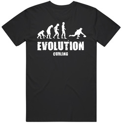 Evolution Curling Black MENS SIZE LARGE T Shirt Evolution Curling Black MENS SIZE LARGE T Shirt