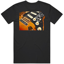 Stevie Ray Vaughan Guitar Black MENS SIZE LARGE T Shirt Stevie Ray Vaughan Guitar Black MENS SIZE LARGE T Shirt