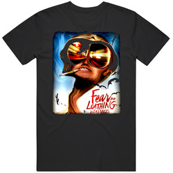 Fear And Loathing In Las Vegas Black MENS SIZE LARGE T Shirt Fear And Loathing In Las Vegas Black MENS SIZE LARGE T Shirt