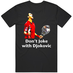 Novak Djokovic Serbian Tennis Player Black MENS SIZE LARGE T Shirt Novak Djokovic Serbian Tennis Player Black MENS SIZE LARGE T Shirt