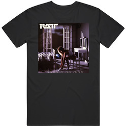 Ratt Invasion Of Your Privacy Album Black MENS SIZE LARGE T Shirt Ratt Invasion Of Your Privacy Album Black MENS SIZE LARGE T Shirt