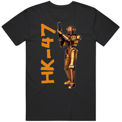 Hk 47 Star Wars Knights Of The Old Republic Video Game Black MENS SIZE LARGE T Shirt Hk 47 Star Wars Knights Of The Old Republic Video Game Black MENS SIZE LARGE T Shirt