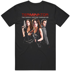 Terminator The Sarah Connor Chronicles Tv Series Black MENS SIZE LARGE T Shirt Terminator The Sarah Connor Chronicles Tv Series Black MENS SIZE LARGE T Shirt