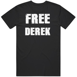 Free Derek Jail Married T Black MENS SIZE LARGE T Shirt Free Derek Jail Married T Black MENS SIZE LARGE T Shirt
