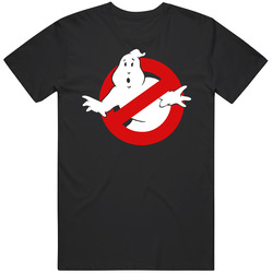 Ghostbusters Movie Logo Black MENS SIZE LARGE T Shirt Ghostbusters Movie Logo Black MENS SIZE LARGE T Shirt