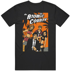 The Oc Atomic County Teen Drama Black MENS SIZE LARGE T Shirt The Oc Atomic County Teen Drama Black MENS SIZE LARGE T Shirt