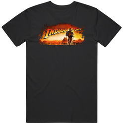 Indiana Jones Movie Hero Black MENS SIZE LARGE T Shirt Indiana Jones Movie Hero Black MENS SIZE LARGE T Shirt