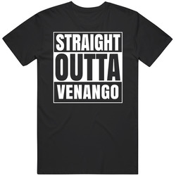 Straight Outta Venango Pennsylvania City Parody Black MENS SIZE LARGE T Shirt Straight Outta Venango Pennsylvania City Parody Black MENS SIZE LARGE T Shirt