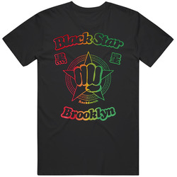 Black Star Brooklyn Rap Black MENS SIZE LARGE T Shirt Black Star Brooklyn Rap Black MENS SIZE LARGE T Shirt