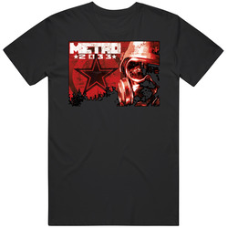 Metro 2033 Video Game Black MENS SIZE LARGE T Shirt Metro 2033 Video Game Black MENS SIZE LARGE T Shirt