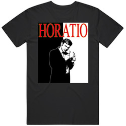 Csi Horatio Miami Caine David Caruso Cool Black MENS SIZE LARGE T Shirt
