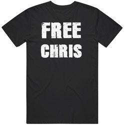 Free Chris Jail Married T Black MENS SIZE LARGE T Shirt Free Chris Jail Married T Black MENS SIZE LARGE T Shirt