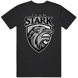 Game Of Thrones Team Stark Black MENS SIZE LARGE T Shirt