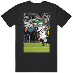 Saquon Barkley Goes Airborne Football Fan Black MENS SIZE LARGE T Shirt Saquon Barkley Goes Airborne Football Fan Black MENS SIZE LARGE T Shirt