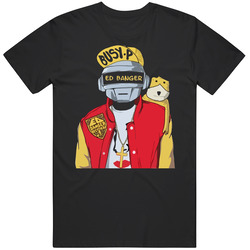 Ed Banger Busy P Techno Dance Black MENS SIZE LARGE T Shirt Ed Banger Busy P Techno Dance Black MENS SIZE LARGE T Shirt