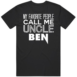 Favorite Uncle Ben Trendy Cool Name Black MENS SIZE LARGE T Shirt