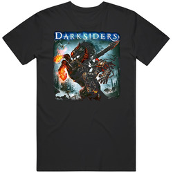 Darksiders Action Video Game Black MENS SIZE LARGE T Shirt Darksiders Action Video Game Black MENS SIZE LARGE T Shirt