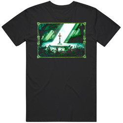 Legend Of Zelda Master Sword Black MENS SIZE LARGE T Shirt Legend Of Zelda Master Sword Black MENS SIZE LARGE T Shirt