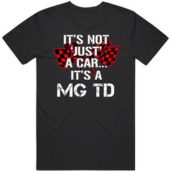 Mg Td Not Just A Car Funny Car Lovers Black MENS SIZE LARGE T Shirt Mg Td Not Just A Car Funny Car Lovers Black MENS SIZE LARGE T Shirt