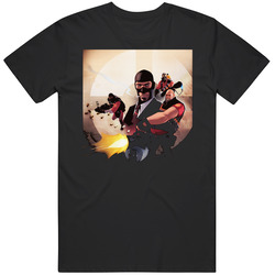 Team Fortress 2 Video Game Black MENS SIZE LARGE T Shirt Team Fortress 2 Video Game Black MENS SIZE LARGE T Shirt
