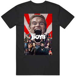 The Boys Season Two Tv Black MENS SIZE LARGE T Shirt The Boys Season Two Tv Black MENS SIZE LARGE T Shirt