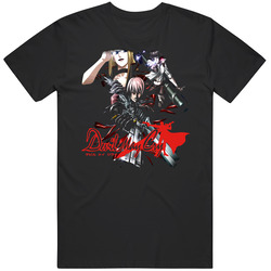 Devil May Cry Dante Trish Lady Anime Video Game Black MENS SIZE LARGE T Shirt Devil May Cry Dante Trish Lady Anime Video Game Black MENS SIZE LARGE T Shirt