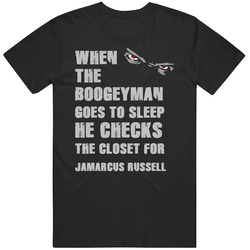 Jamarcus Russell Boogeyman Basketball Hockey Baseball Football Black MENS SIZE LARGE T Shirt Jamarcus Russell Boogeyman Basketball Hockey Baseball Football Black MENS SIZE LARGE T Shirt